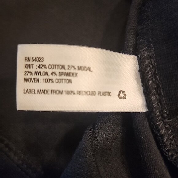 Gap Windbreaker Solid Black Zip Up XLarge Hooded Wind Breaker Jacket Mens XL - Picture 8 of 8